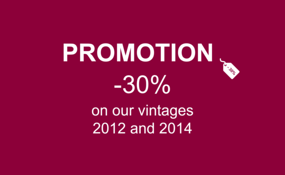 30% discount on our 2012 and 2014 vintages